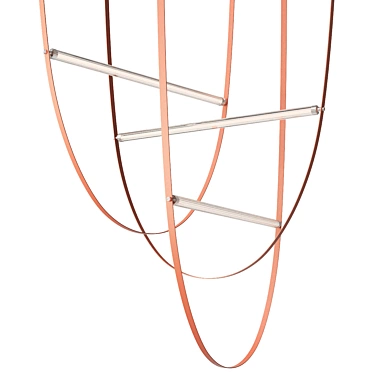 Sleek Minimalist Pendant Lamp "NUTTA 3D model image 1 