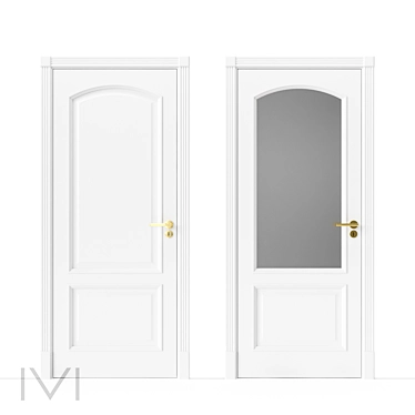 VIVOMOBILI London Doors: Versatile Styling 3D model image 1 