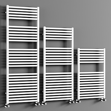  Modern Heated Towel Rails 3D model image 1 