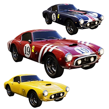 Ferrari 250GT 3D Model Kit 3D model image 1 