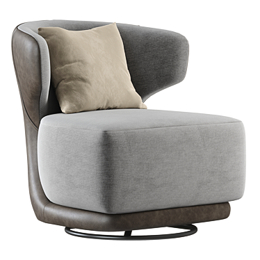 Oslo Antrasit Armchair 2014 Model 3D model image 1 