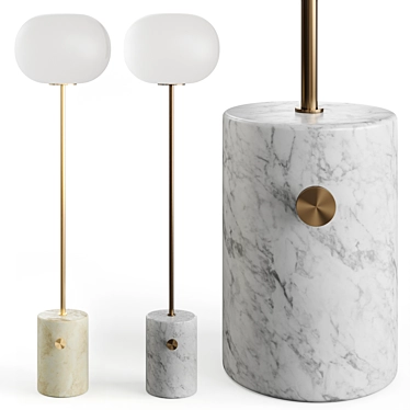 Minimalist JWDA Floor Lamp 3D model image 1 