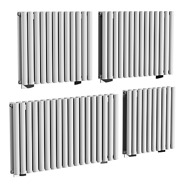 Stylish Ultraheat Sofi Designer Radiator 3D model image 1 