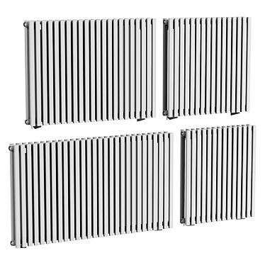 Designer Radiator Ultraheat Klon Horizontal 3D model image 1 