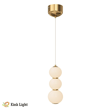 Scandinavian Pendant Light Fixture 3D model image 1 