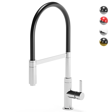 Modern Kitchen Faucet - Model Kit 3D model image 1 