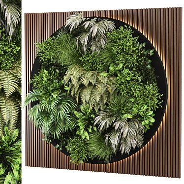 Corona Indoor Vertical Garden Set 3D model image 1 