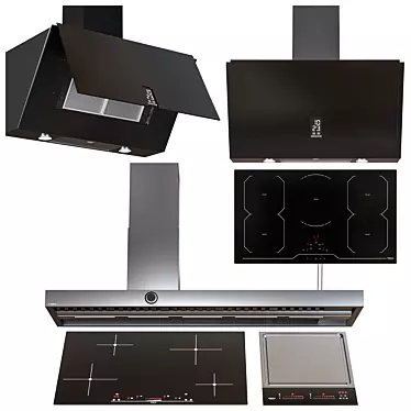 Airforces Appliance Set2: Premium Kitchen Ensemble 3D model image 1 