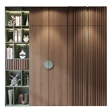 Child's Customizable Wardrobe Set 3D model image 1 