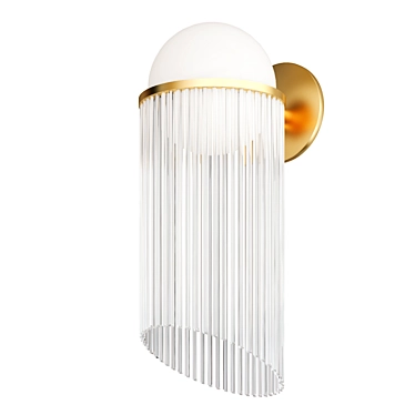 Luminous Celestial Wall Sconce 3D model image 1 