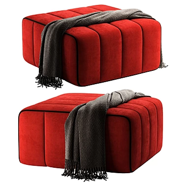 Modern Modular Pouf Furniture 3D model image 1 