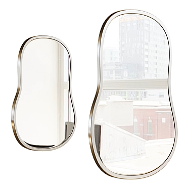 Amalfi Wall Mirror Set 3D model image 1 