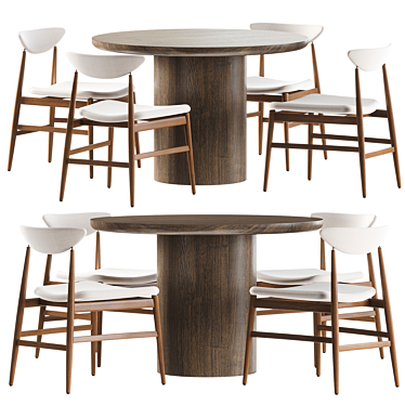 Gubi Gent Dining Table 2014 3D model image 1 