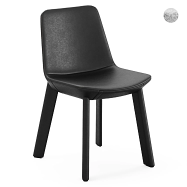 Modern Neat Dining Chair 3D model image 1 