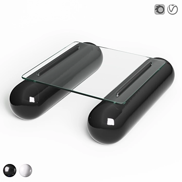 Celestial Ceramic Coffee Table 3D model image 1 