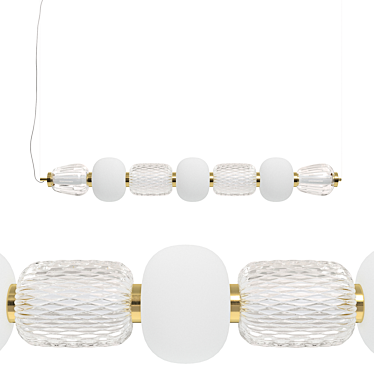 Modern FAVOURITE BELLA Chandelier 3D model image 1 