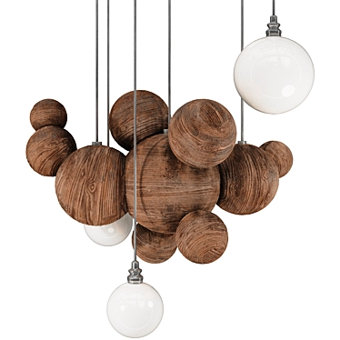 Lush Garden Tree & Bush Set 3D model image 1 