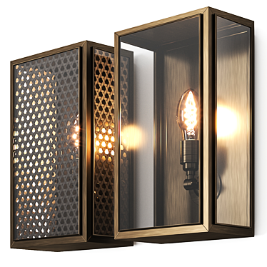 Sleek Tekna Wall Lamp Design 3D model image 1 