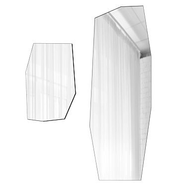 Ferm Living Shard Mirrors 3D model image 1 