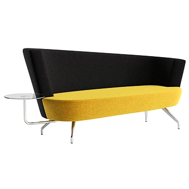 UV Unwrapped Fabric 3D Sofa 3D model image 1 