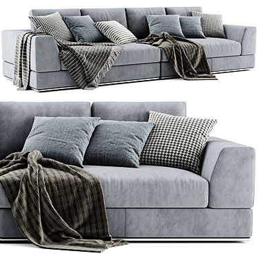 Italian My Way Sofa Set 3D model image 1 