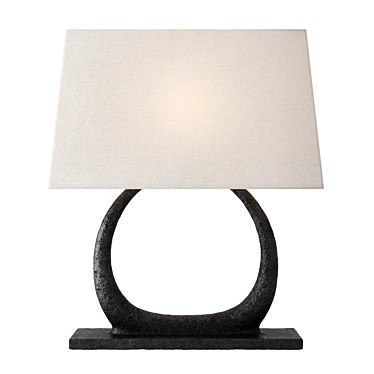 Modern Elegant Sofia Table Lamp 3D model image 1 