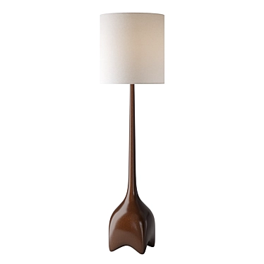 Sleek Modern Floor Lamp Design 3D model image 1 