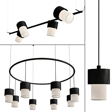 Modern KAN Lighting Collection by JORDI LLOPIS 3D model image 1 