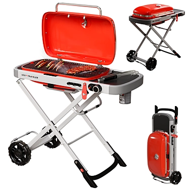 Portable Weber Gas Grill 3D model image 1 