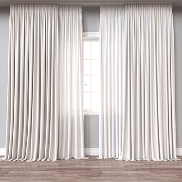 Window Treatment 3D Model Export 3D model image 1 