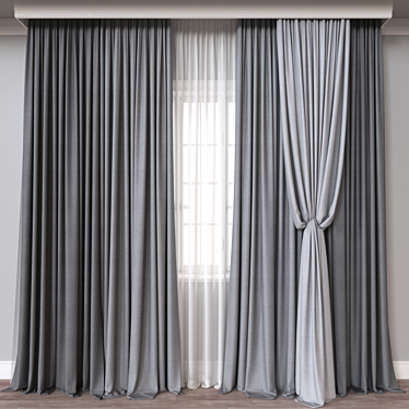  Curtain 753: 3D Model Plugin 3D model image 1 