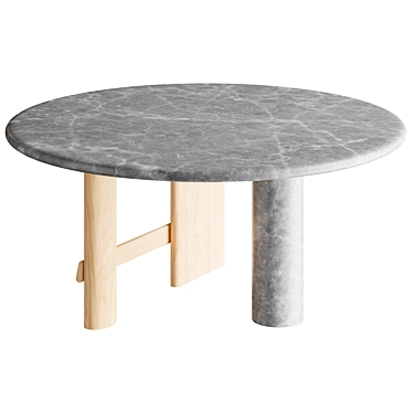 Modern Cassina SENGU Table 3D model image 1 