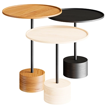 Modern Cassina Side Table 3D model image 1 