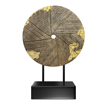 Eternal Disc Sculpture | Modern ArtHomeAsUp 3D model image 1 