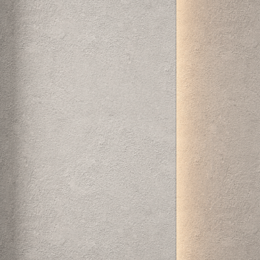 PBR Textured Concrete Plaster Material 3D model image 1 