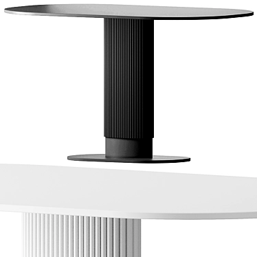 Translation: "стол моднодизайн" means "table modnodesign" in English.

Stylish Modern Table Design 3D model image 1 