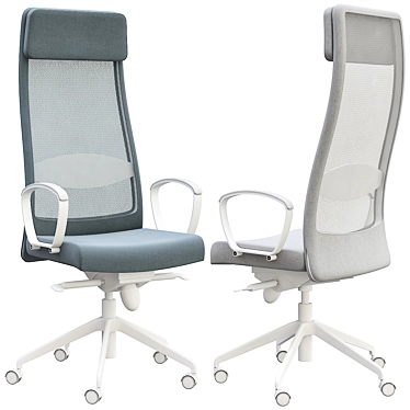 Ergonomic Vissle Office Chair 3D model image 1 