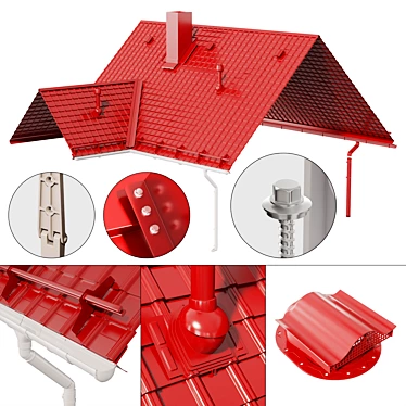  Roof Constructor 3D Model Kit 3D model image 1 