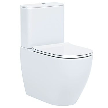 Vitra Sento Compact Toilet 3D model image 1 