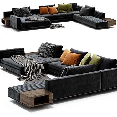 Modern Furniture Design: Minotti Roger 3D model image 1 