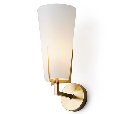 Modern Subra Wall Sconce 3D model image 1 