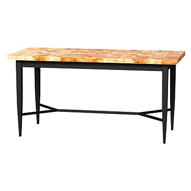 Contemporary Extendable Dining Table 3D model image 1 