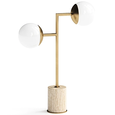  Modern Zanotta Table Lamp 3D model image 1 