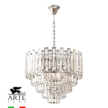 Elegant Chandelier by ARTE Lamp 3D model image 1 