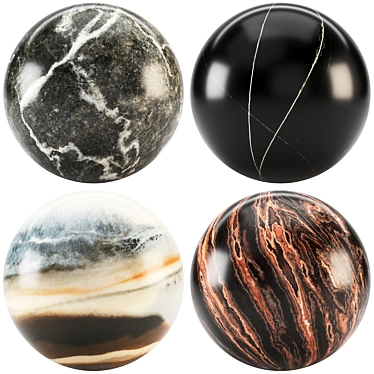 Luxury Marble Texture Collection 3D model image 1 