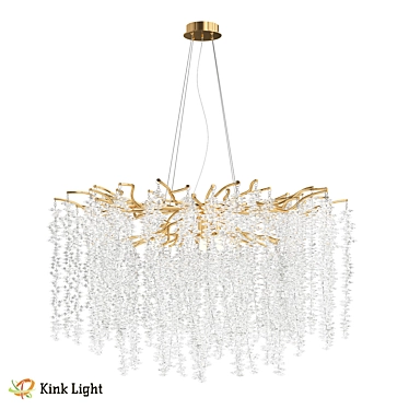 Shanti Chandelier with Crystal Accents 3D model image 1 