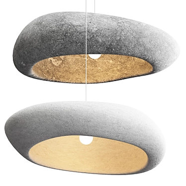 Sorano Wabi Sabi Pendant Lamp 3D model image 1 