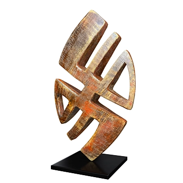 Abstract Figurative Sculpture | Geometric Art 3D model image 1 