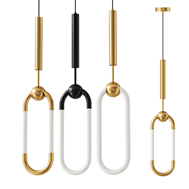 Ring LED Pendant Light FINNUR 3D model image 1 