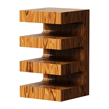 Laredoute Bedside Table Cabinet 3D model image 1 